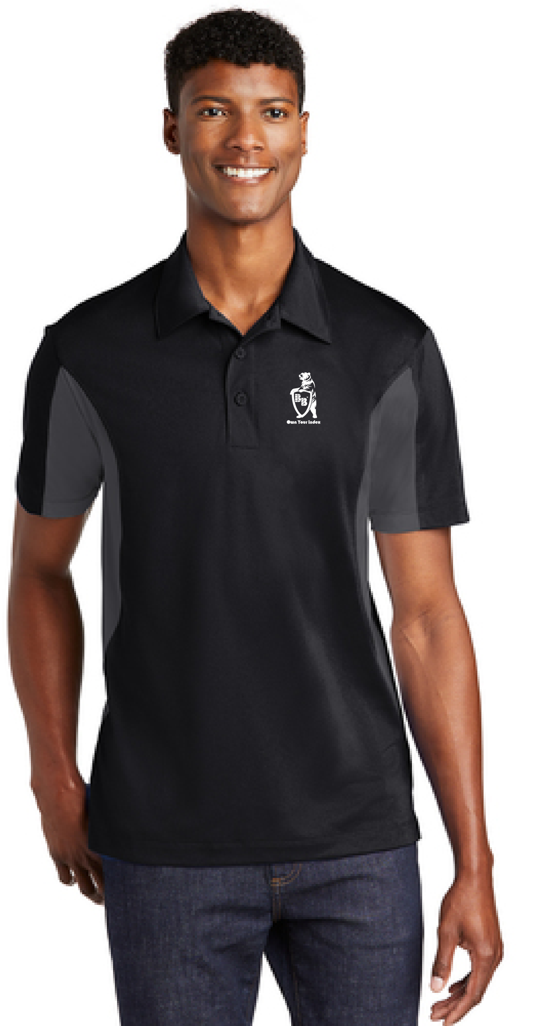 Bohemian Golf - Sport Polo Shirt (Black/Iron Grey) - Micropique Sport-Wicking  Material – Bohemian Brands (US)