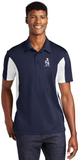 Sport Polo Shirt, Navy/White - Micropique Sport-Wicking Material