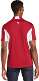 Sport Polo Shirt, True Red / White - Micropique Sport-Wicking Material