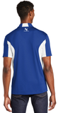 Sport Polo Shirt, True Royal Blue / White - Micropique Sport-Wicking Material