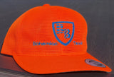 Neon Orange / Electric Blue Mesh Hat - Bohemian Tennis Logo