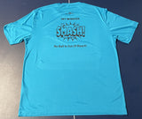 Net Monster - Electric Blue / Black Performance Shirt (FastDry, 100% Poly, Lightweight)