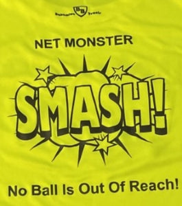 Net Monster - Neon Yellow / Black Performance Shirt (FastDry, 100% Poly, Lightweight)