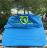 Electric Blue  / Neon Yellow Performance Visor (Adjustable) - Bohemian Tennis Logo